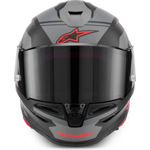 Prilba S-R7 A-CORE (čierna/sivá/červená matná, veľkosť S) /ALPINESTARS/ - obr. 5