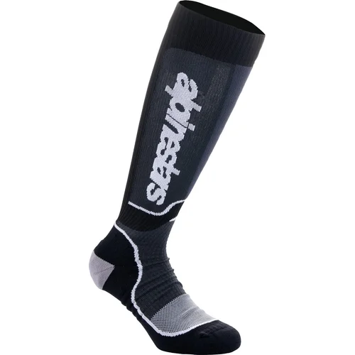 Ponožky MX PLUS ALPINESTARS 4702324-12-L (čierna/biela, veľkosť L)