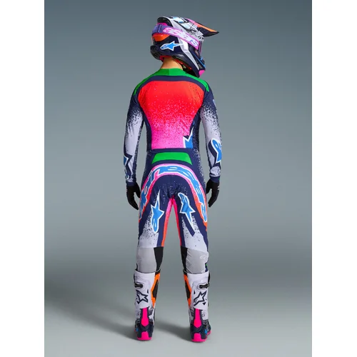 Dres SUPERTECH limitovaná edícia RECORDS, (sivá/multicolor, veľkosť L) /ALPINESTARS/ - obr. 16