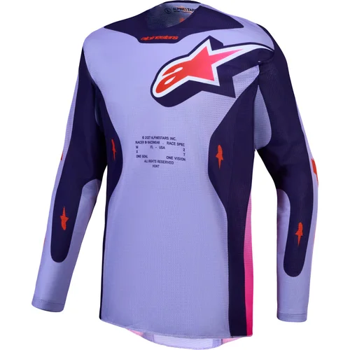 Svetloružová/fialová ALPINESTARS 3760627-3196-XL dres RACER AIR HUNT, veľkosť XL)