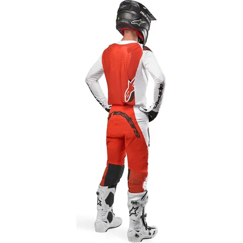 Nohavice SUPERTECH WARD (biela/oranžová, veľkosť 38) /ALPINESTARS/ - obr. 3