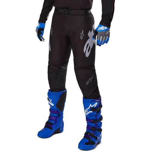 Nohavice RACER GRAPHITE (čierna/sivá, veľkosť 28) /ALPINESTARS/ - obr. 6