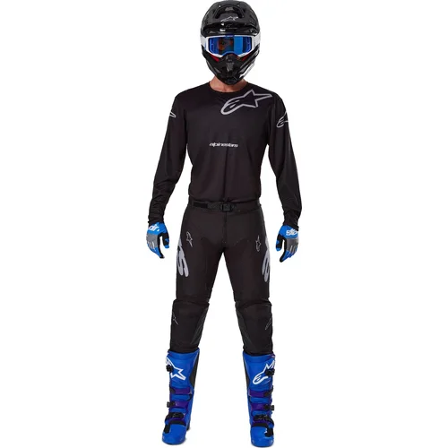 Nohavice RACER GRAPHITE (čierna/sivá, veľkosť 32) /ALPINESTARS/ - obr. 2