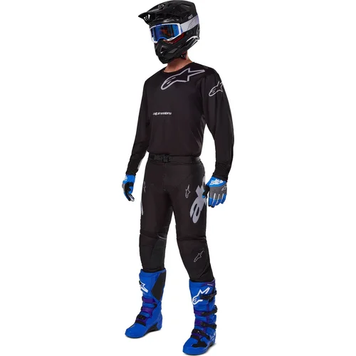 Nohavice RACER GRAPHITE (čierna/sivá, veľkosť 32) /ALPINESTARS/ - obr. 3