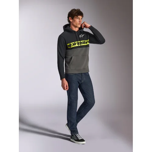 Mikina PARALLEL HOODIE (čierna/sivá, veľkosť M) /ALPINESTARS/ - obr. 6