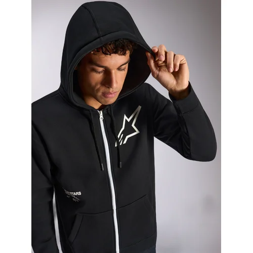Mikina transverse hoodie (čierna, veľkosť XL) /ALPINESTARS/ - obr. 9