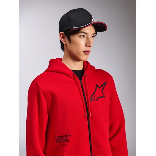 Mikina transverse hoodie (červená, veľkosť S) /ALPINESTARS/ - obr. 8