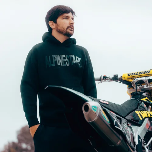 Mikina shaw oversized hoodie (čierna/čierna, veľkosť S) /ALPINESTARS/ - obr. 10