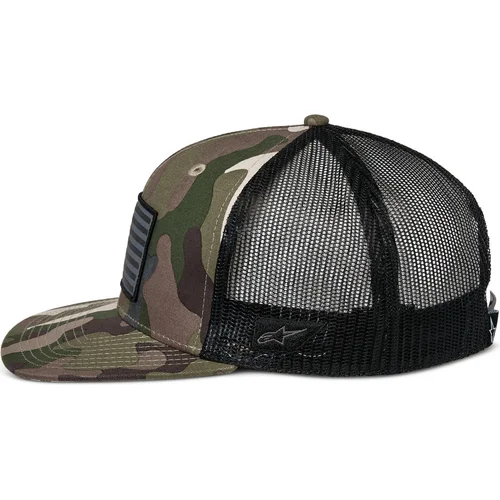 Zelená camo/čierna) šiltovka FLAG FLAT /ALPINESTARS/ - obr. 1