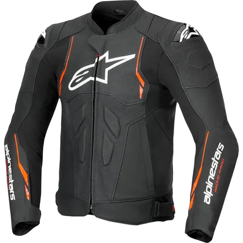 Bunda DUSK AIRFLOW ALPINESTARS 3100525-1030-58 (čierna/červená fluo, veľkosť 58)
