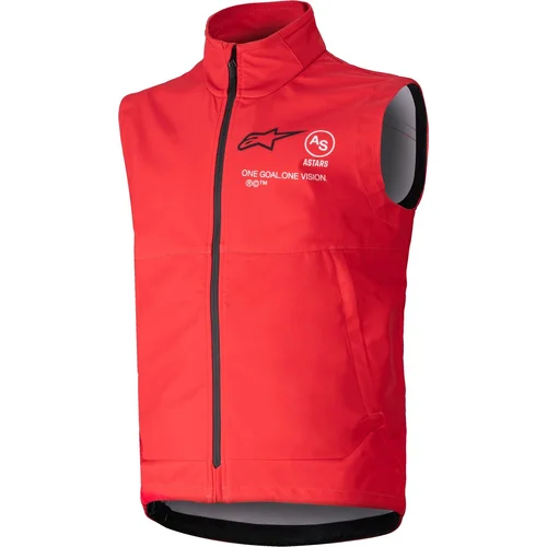 Vesta techstar softshell ALPINESTARS 3700425-3010-XL detská, (červená, veľkosť XL)