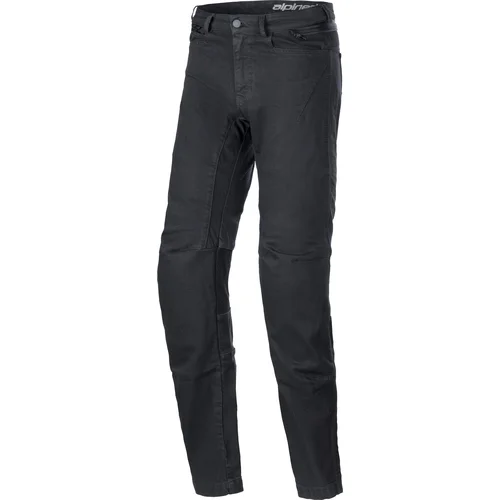 Nohavice ALPINESTARS 3326822-10-40 džínsy COMPASS PRO RIDING, (čierna, veľkosť 40)