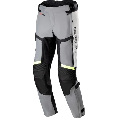 Nohavice bogota PRO drystar 4 season ALPINESTARS 3227023-9195-L (sivá/tmavosivá/čierna/žltá fluo, celoročné prevedenie, veľkosť L)