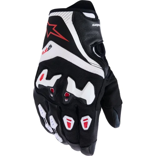 Rukavice SP-R PRO ALPINESTARS 3500226-1304-M (čierna/biela/červená, veľkosť M)