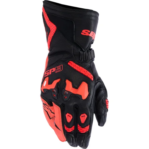 Rukavice SP-9 ALPINESTARS 3500526-1030-XXL (čierna/červená fluo, veľkosť 2XL)
