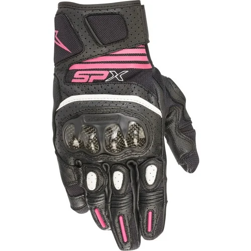 Rukavice stella SP X AIR carbon V2 ALPINESTARS 3517319-1039-L (čierna/fialová, veľkosť L)