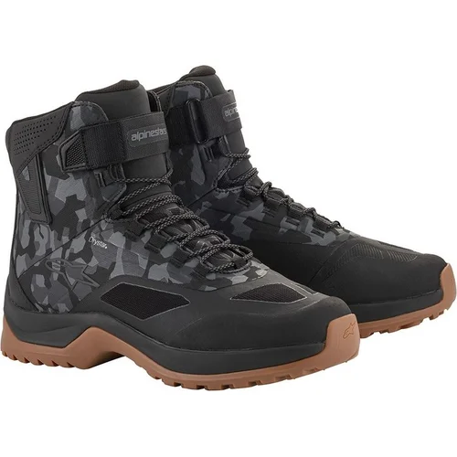 Topánky CR-6 drystar riding shoes ALPINESTARS 2611020-9084-8 (čierna/sivá maskáčová, veľkosť 40,5)