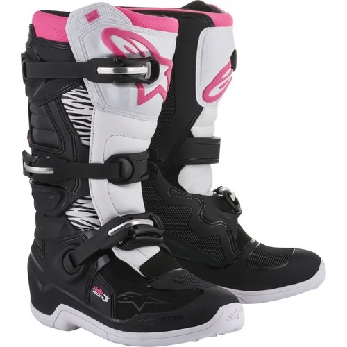 Topánky STELLA Tech 3 ALPINESTARS 2013218-130-8 (čierna/biela/ružová, veľkosť 39)