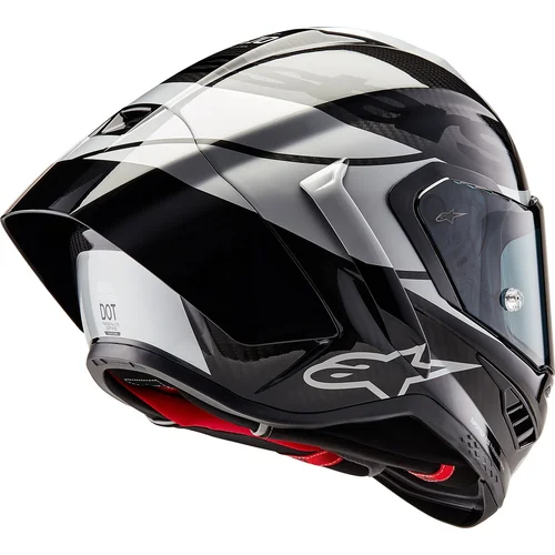 Prilba supertech R10 element (karbon/strieborná/čierna, veľkosť 2XL) /ALPINESTARS/ - obr. 3