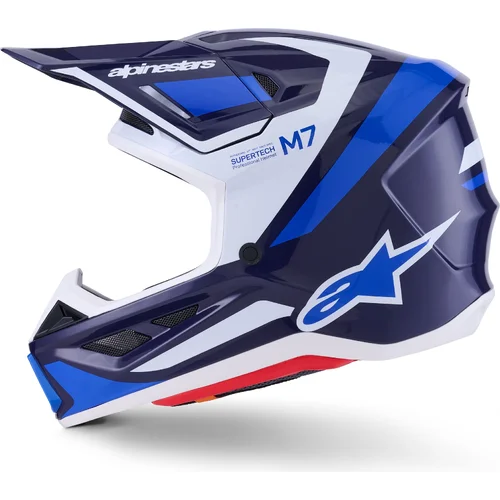 Prilba supertech S-M7 rise 8301526-7249-S (modrá/biela, veľkosť S) /ALPINESTARS/ - obr. 1