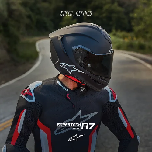 Prilba S-R7 SOLID 8202026-110-L (čierna matná, veľkosť L) /ALPINESTARS/ - obr. 2