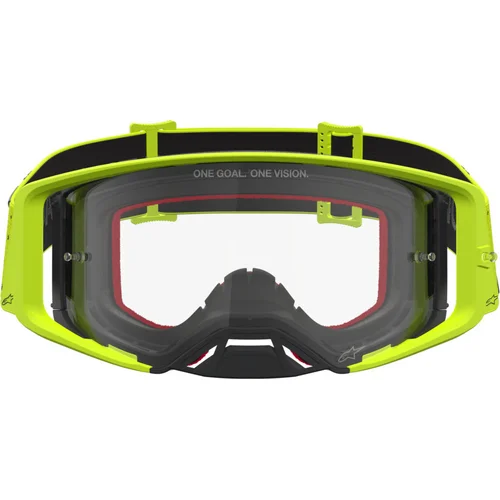 Supertech vesta okuliare, (žltá fluo/čierna, číre plexi) 2027 /ALPINESTARS/ - obr. 2