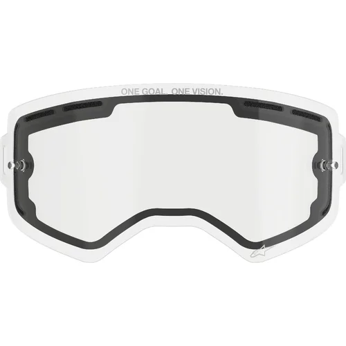 Plexi na okuliare SUPERTECH ALPINESTARS 9100425-16-OS (dvojité antifog priehľadné)