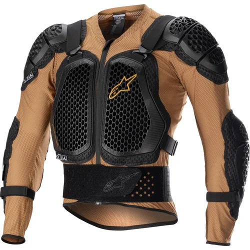 Ochranná vesta BIONIC ACTION 2 ALPINESTARS 6506823-814-XL (hnedá/čierna, veľkosť XL)