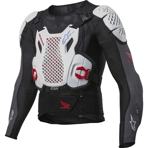 Ochranná vesta BIONIC PLUS 2 HONDA kolekcia ALPINESTARS 6506023-1272-M (biela/modrá/červená/čierna, veľkosť M)