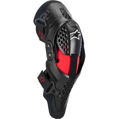Ochrana kolien SX-1 PLASMA ALPINESTARS 6500326-1498-L/XL (čierna/červená/sivá, pár, veľkosť L/XL)