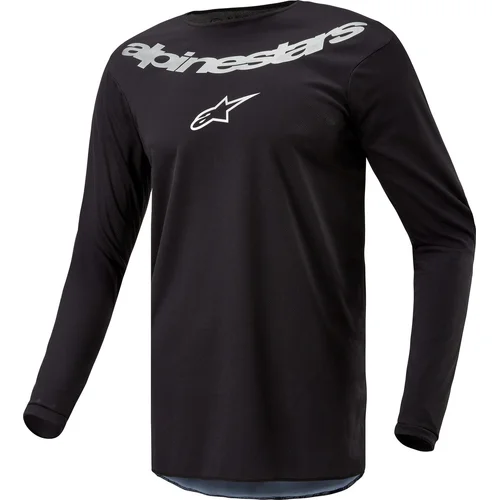 Čierna/strieborná 3763824-119-S dres FLUID GRAPHITE, veľkosť S) /ALPINESTARS/