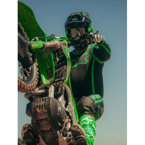 Čierna/zelená fluo dres FLUID APEX V2, veľkosť M) /ALPINESTARS/ - obr. 3