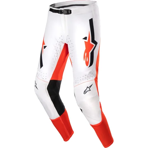 Nohavice SUPERTECH WARD ALPINESTARS 3723224-242-38 (biela/oranžová, veľkosť 38)