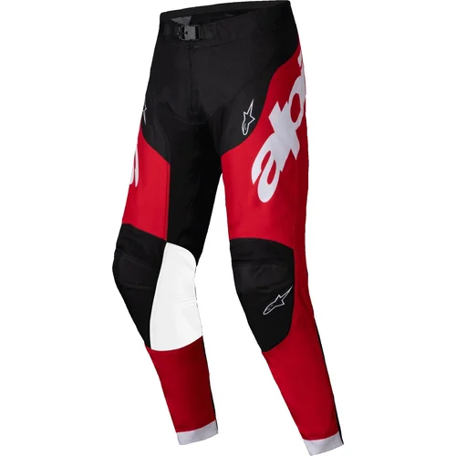Nohavice RACER VEIL ALPINESTARS 3720425-1303-40 (čierna/červená, veľkosť 40)