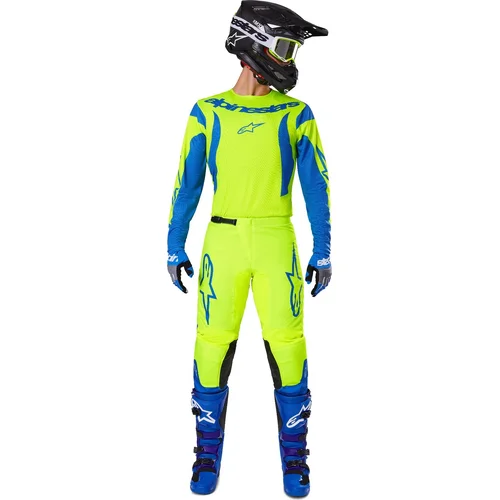 Nohavice FLUID HAUL (žltá fluo/modrá, veľkosť 30) /ALPINESTARS/ - obr. 2