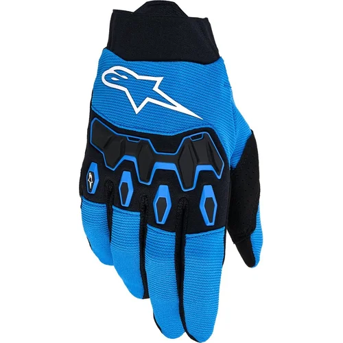 Rukavice FULL BORE V2 ALPINESTARS 3560426-7284-L (modrá/čierna, veľkosť L)