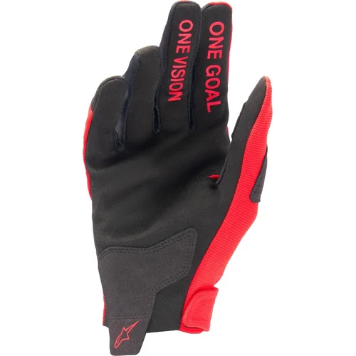 Rukavice RADAR detské, (červená/strieborná, veľkosť L) /ALPINESTARS/ - obr. 1