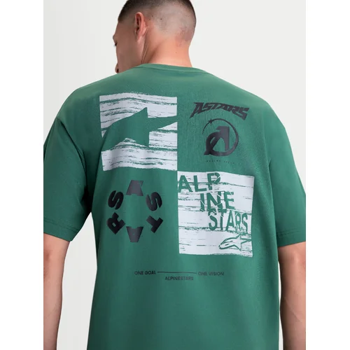 Tričko checkback oversized CSF 1236-72312-60-L (zelená, veľkosť L) /ALPINESTARS/ - obr. 8