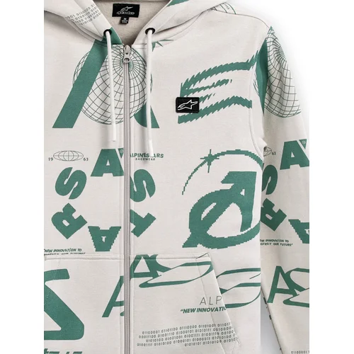 Mikina determinant hoodie (biela offwhite, veľkosť S) /ALPINESTARS/ - obr. 6