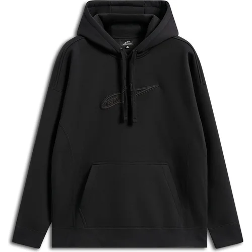 Mikina emergent oversized hoodie ALPINESTARS 1216-52200-10-M (čierna, veľkosť M)