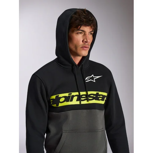 Mikina PARALLEL HOODIE (čierna/sivá, veľkosť S) /ALPINESTARS/ - obr. 9