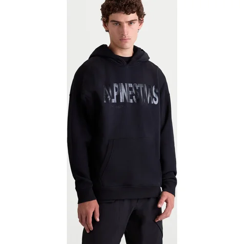 Mikina shaw oversized hoodie (čierna/čierna, veľkosť S) /ALPINESTARS/ - obr. 7