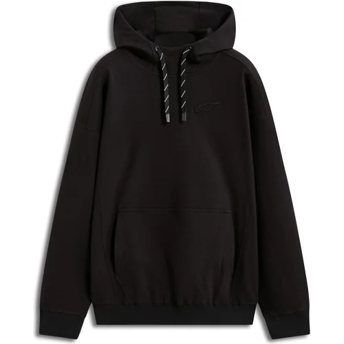 Mikina camino textured oversized hoodie ALPINESTARS 1236-52802-1276-XXL (čierna off black, veľkosť 2XL)