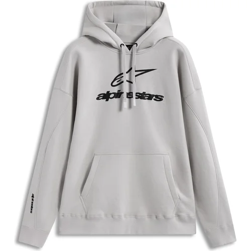 Mikina prelude oversized hoodie ALPINESTARS 1236-52808-1420-M (sivá, veľkosť M)