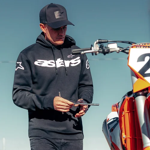 Mikina velocifier hoodie (čierna, veľkosť S) /ALPINESTARS/ - obr. 2