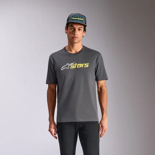 Tričko BLAZE 2.0 CSF (sivá/biela/žltá fluo, veľkosť S) /ALPINESTARS/ - obr. 2