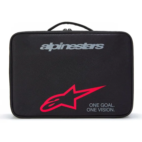 Kufr na okuliare SUPERTECH VISION ALPINESTARS 9500125-10-OS (čierna/červená, kapacita 4 ks okuliarov a príslušenstva)