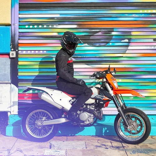 Bunda SMX AIR (čierna/červená fluo, veľkosť L) /ALPINESTARS/ - obr. 9