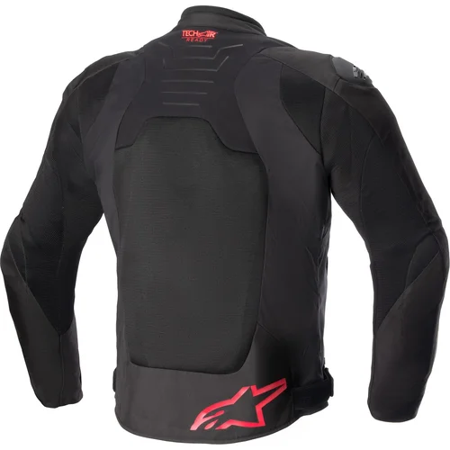 Bunda SMX AIR (čierna/červená fluo, veľkosť M) /ALPINESTARS/ - obr. 1