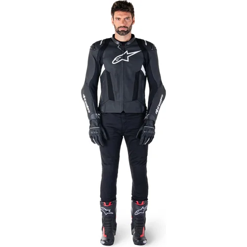 Bunda missile 3 airflow (čierna/biela, veľkosť 52) /ALPINESTARS/ - obr. 2